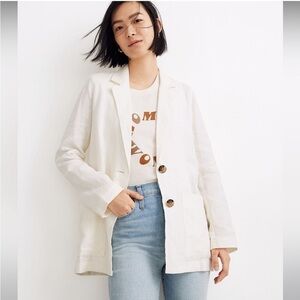 Madewell Linen Dorset Blazer